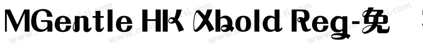 MGentle HK Xbold Reg字体转换